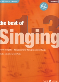 Best Of Singing Grades 1-3 Pegler Low + Cd Sheet Music Songbook