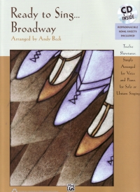 Ready To Sing Broadway Beck Book & Cd Sheet Music Songbook