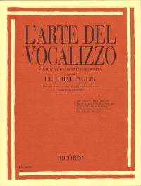 Larte Del Vocalizzo Battaglia 2 Soprano Or Tenor Sheet Music Songbook