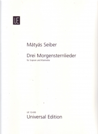 Seiber Drei Morgensternlieder Sop.vce Sheet Music Songbook
