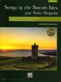 Songs Of The British Isles Solo Singers Low + Cd Sheet Music Songbook