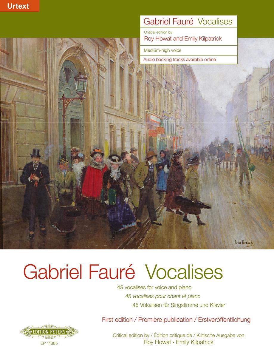 Faure Vocalises Medium High Voice & Piano Sheet Music Songbook