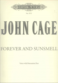 Cage Forever And Sunsmell Voice & Percussion Duo Sheet Music Songbook
