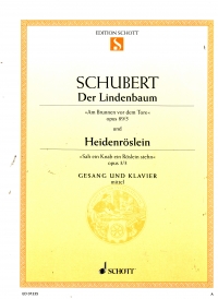 Schubert Der Lindenbaum D911 / Heidenroslein D257 Sheet Music Songbook