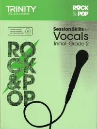 Trinity Rock & Pop Session Skills Vocals Ini-2+cd Sheet Music Songbook