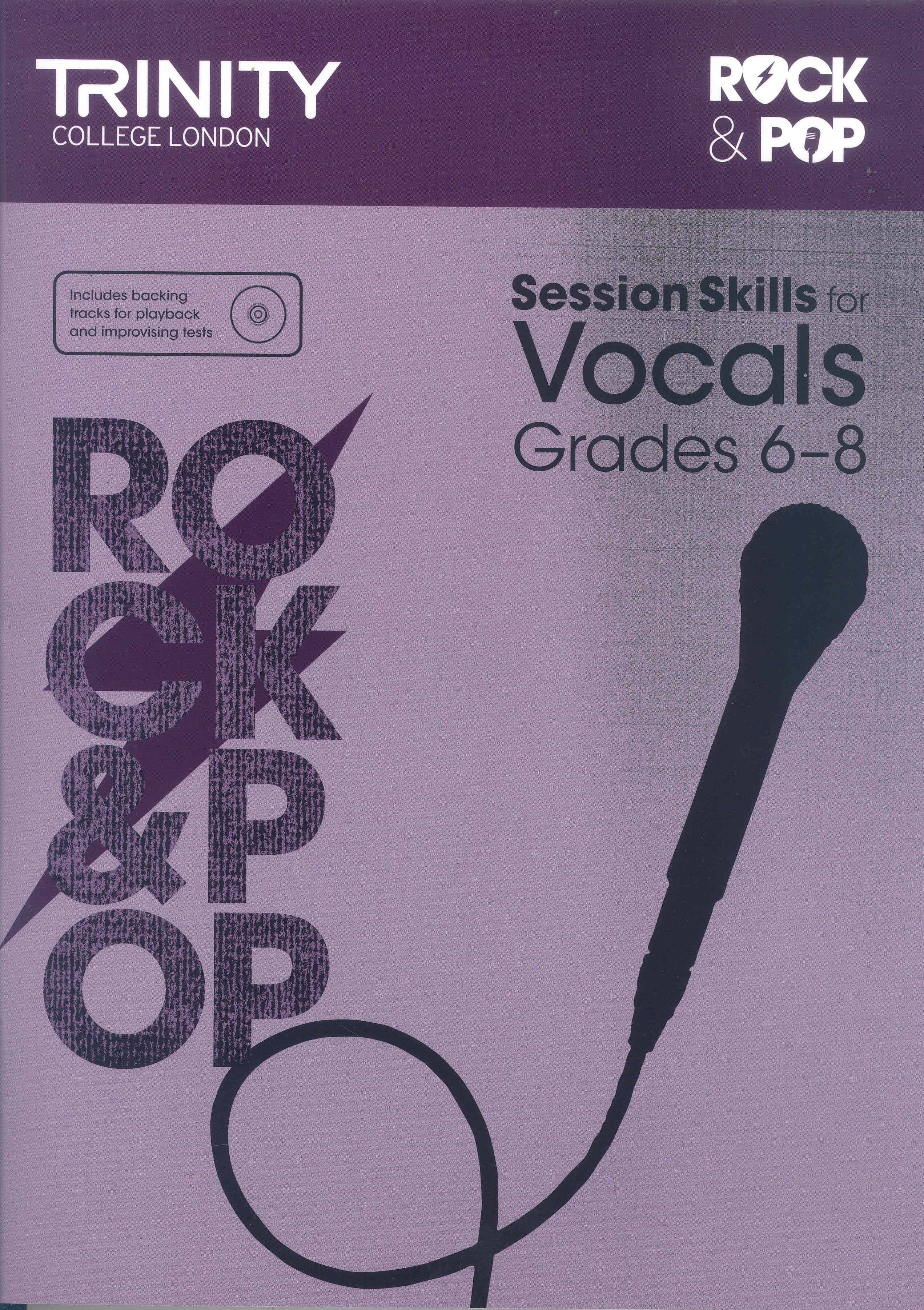 Trinity Rock & Pop Session Skills Vocals Gr6-8+cd Sheet Music Songbook