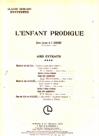 Debussy Lannee Chasse En Vain Lannee Mezzo & Pf Sheet Music Songbook