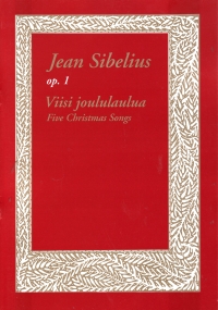 Sibelius 5 Christmas Songs Op1 Finnish English Sheet Music Songbook