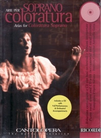 Cantolopera Arias For Soprano Coloratura Vol 1 +cd Sheet Music Songbook