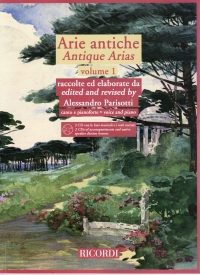 Arie Antiche Volume 1 Ed. Parisotti Mezzo Sop & Pf Sheet Music Songbook