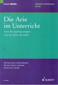 Arias For Aspiring Singers Mezzo Sop/alto & Piano Sheet Music Songbook