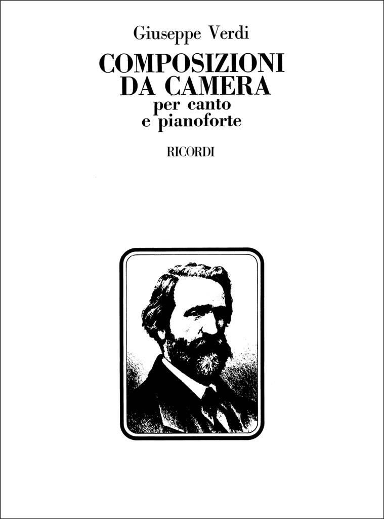 Verdi Composizioni Da Camera Soprano & Piano Sheet Music Songbook