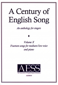 Century Of English Song X Med Low Voice Sheet Music Songbook