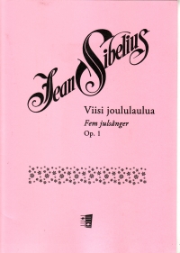 Sibelius 5 Christmas Songs Op1 Finnish/swedish Sheet Music Songbook