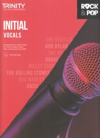 Trinity Rock & Pop 2018 Vocals Initial Sheet Music Songbook