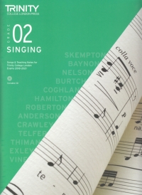 Trinity Singing 2018-2023 Grade 2 + Cd Sheet Music Songbook
