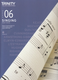 Trinity Singing 2018-2023 Grade 6 High + Cd Sheet Music Songbook