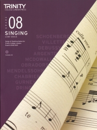 Trinity Singing 2018-2023 Grade 8 Low + Cd Sheet Music Songbook