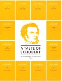 Schubert A Taste Of Schubert Medium Voice & Piano Sheet Music Songbook