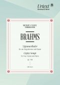 Brahms Gypsy Songs For 4 Voices & Piano Op103 Sheet Music Songbook