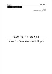 Bednall Mass For Solo Voice & Organ High Voice Sheet Music Songbook