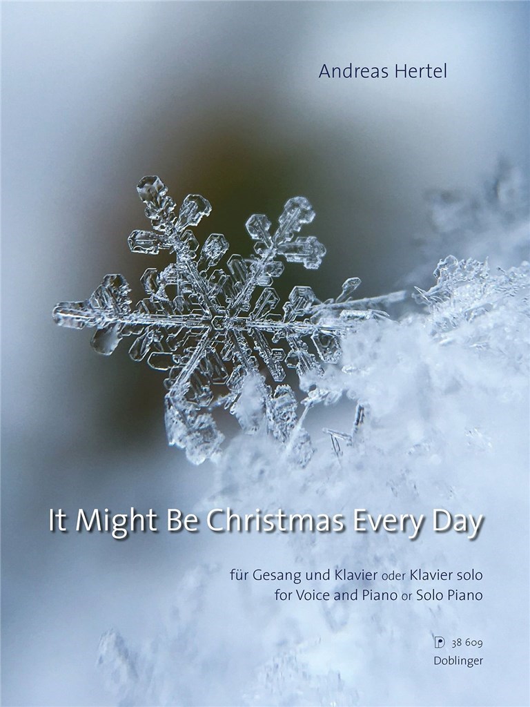 Hertal It Might Be Christmas Every Day Voice & Pf Sheet Music Songbook