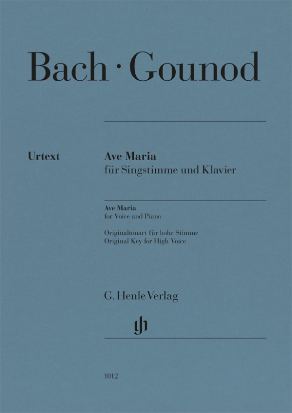 Bach Gounod Ave Maria Voice & Piano Sheet Music Songbook