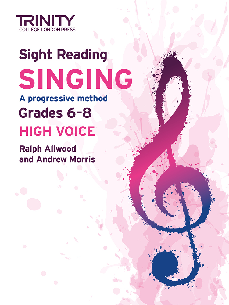 Trinity Sight Reading Singing Grades 6-8 High Sheet Music Songbook