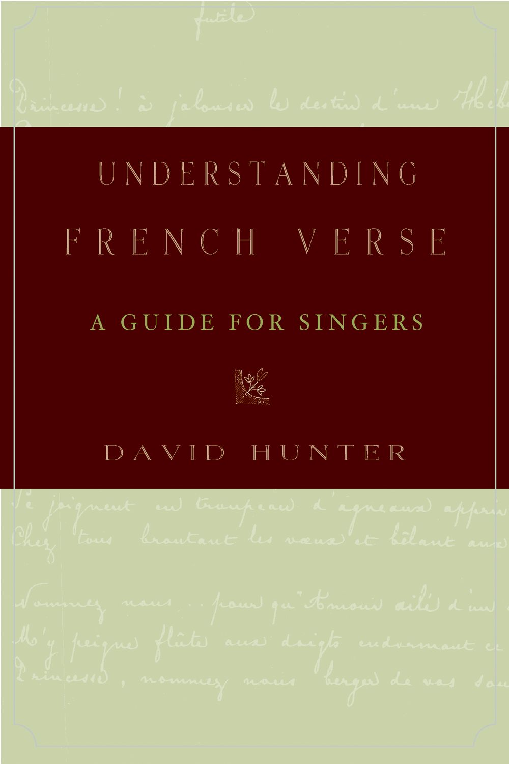 Hunter Understanding French Verse Hardback Sheet Music Songbook