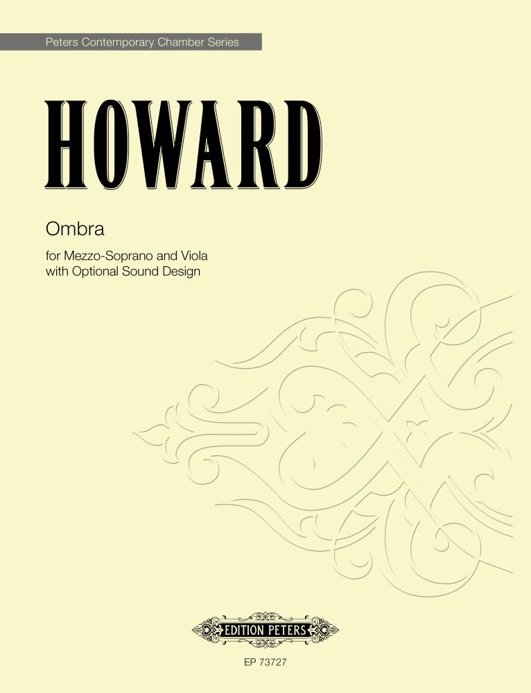 Howard Ombra Mezzo-soprano & Viola Sheet Music Songbook