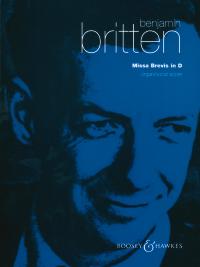 Britten Missa Brevis D Op63 Organ Vocal Score Sheet Music Songbook