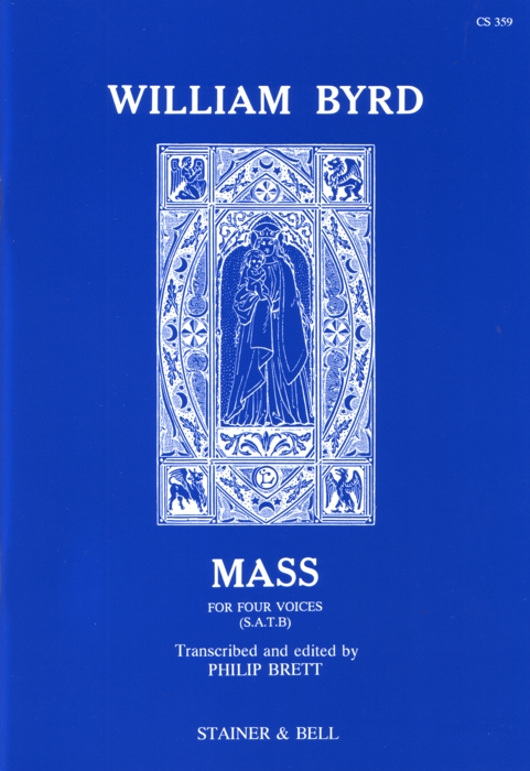 Byrd Mass For 4 Voices Brett Latin Satb Sheet Music Songbook