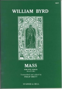 Byrd Mass For 5 Voices Brett Latin Sattb Sheet Music Songbook