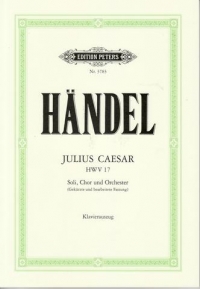 Handel Julius Caesar Vocal Score German/italian Sheet Music Songbook