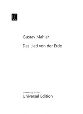 Mahler Das Lied Von Der Erde (song Of The Earth) Sheet Music Songbook