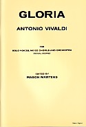 Vivaldi Gloria (ed Martens) Latin/eng Vocal Score Sheet Music Songbook