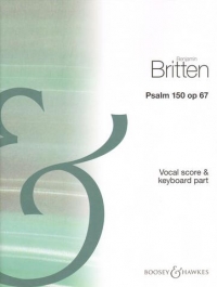 Britten Psalm 150 Vocal Score Sheet Music Songbook