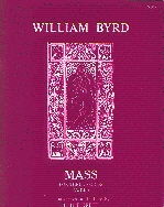 Byrd Mass For 3 Voices Brett Latin Atb Sheet Music Songbook