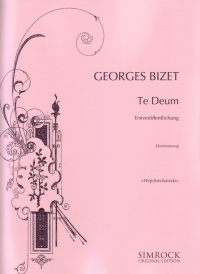 Bizet Te Deum Satb Sheet Music Songbook