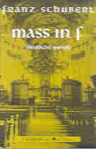 Schubert Mass F Major (german Mass) Satb Sheet Music Songbook