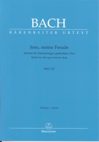Bach Jesu Meine Freude Bwv 227 Ssatb Sheet Music Songbook