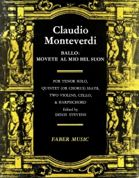 Monteverdi Ballo Movete Al Mio Bel Suon Ssatb Sheet Music Songbook