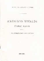 Vivaldi Stabat Mater Rv621 (malipiero) Full Score Sheet Music Songbook