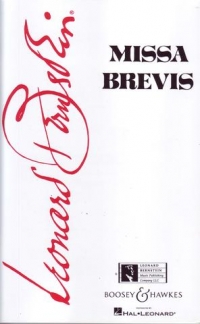 Bernstein Missa Brevis Vocal Score Sheet Music Songbook
