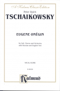 Tchaikovsky Eugene Onegin Op24 Russ/eng Vocal Sc Sheet Music Songbook