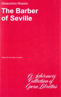 Rossini Barber Of Seville Italian/english Libretto Sheet Music Songbook