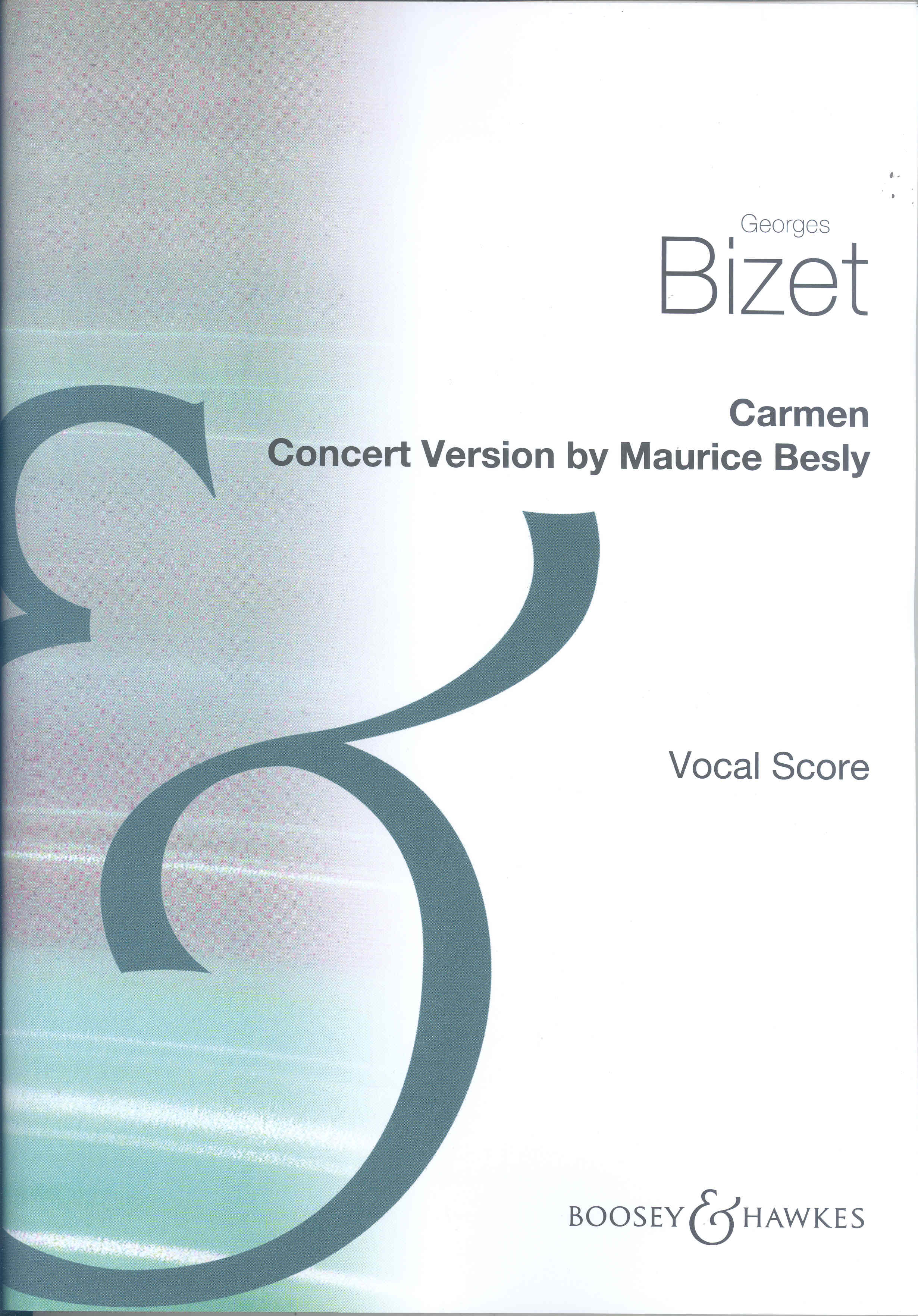 Bizet Carmen Concert Version Arr Besly Sheet Music Songbook