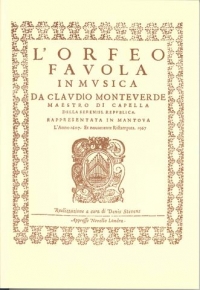 Monteverdi Lorfeo Vocal Score Sheet Music Songbook