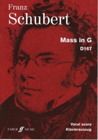 Schubert Mass G D167 Vocal Score Sheet Music Songbook