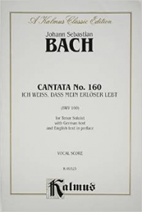 Bach Cantata Bwv 160 Ich Weiss Dass Mein Erloser Sheet Music Songbook
